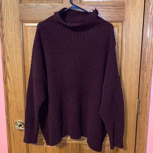 Aerie oversized cowl neck sweater size XL